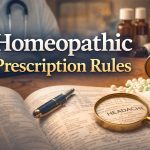 হোমিওপ্যাথিক নিয়ম অনুযায়ী ব্যবস্থাপত্রের নিয়ম-কানুন