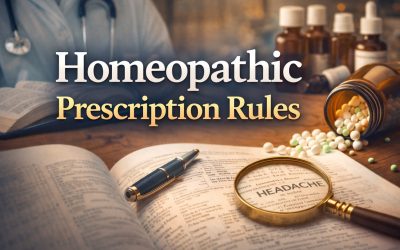 হোমিওপ্যাথিক নিয়ম অনুযায়ী ব্যবস্থাপত্রের নিয়ম-কানুন